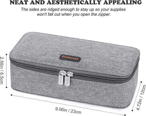 Homecube Pencil Case Kapasitas Pencil Holder Box Makeup Pen Tas Kantong Kain Oxford Storage Bag Besar