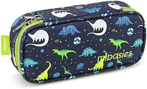 mibasies Kids Pencil Case for Girls and Boys Soft Rainbow Pen Box Bag (Rainbow 1)