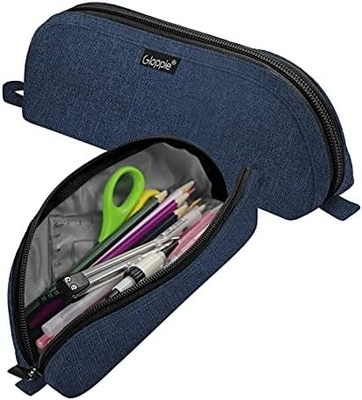 Gloppie Cute Pencil Case Kawaii Pencil Pouch Pencil Case kecil Kantong pensil sederhana dengan Zipper Pen Case Bus Pen Case,