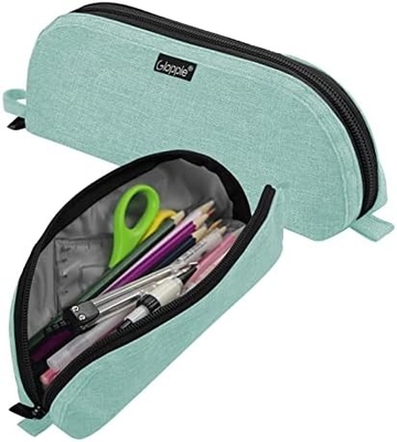Gloppie Cute Pencil Case Kawaii Pencil Pouch Pencil Case kecil Kantong pensil sederhana dengan Zipper Pen Case Bus Pen Case,