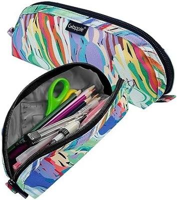 Gloppie Cute Pencil Case Kawaii Pencil Pouch Pencil Case kecil Kantong pensil sederhana dengan Zipper Pen Case Bus Pen Case,