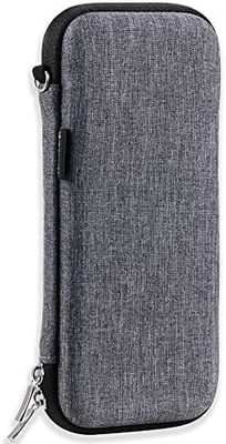 Idream365 Upgraded Hard Pencil Case Box For Adluts,Durable Pen Carrying Case dengan Zipper-Black