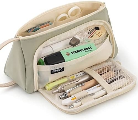 EASTHILL Kapasitas besar Pencil Case Tas Pen Case Kantong Kantor Kantong Sekolah Perguruan Tinggi Office Organizer untuk Remaja Gadis