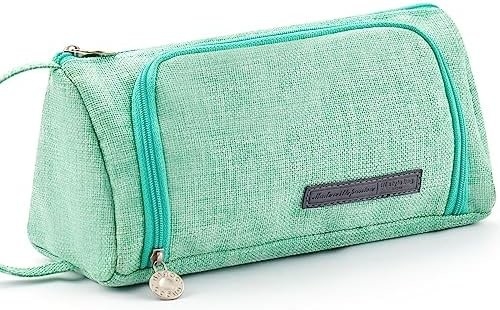 EASTHILL Kapasitas besar Pencil Case Tas Pen Case Kantong Kantor Kantong Sekolah Perguruan Tinggi Office Organizer untuk Remaja Gadis