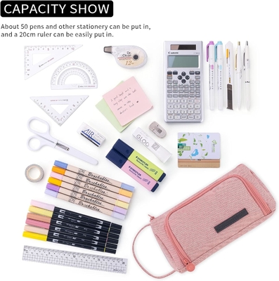 EASTHILL Kapasitas besar Pencil Case Tas Pen Case Kantong Kantor Kantong Sekolah Perguruan Tinggi Office Organizer untuk Remaja Gadis