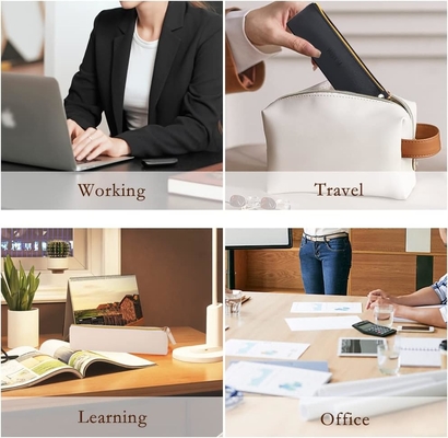 ISuperb 4 Pcs Pencil Case PU Kulit Pencil Tas Waterproof Organizer Storage Bag Kosmetik Zipper Tas Untuk Wanita