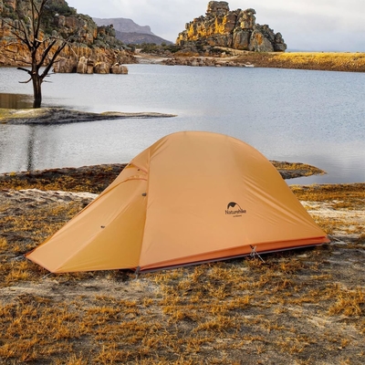 Naturehike Cloud-Up 1 Person Tent Lightweight Backpacking Tent untuk Satu Orang, Waterproof Ultralight Single Person Tent, Do