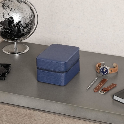 ROTHWELL 5 Watch Travel Case Storage Organizer untuk 5 Jam Tangan
