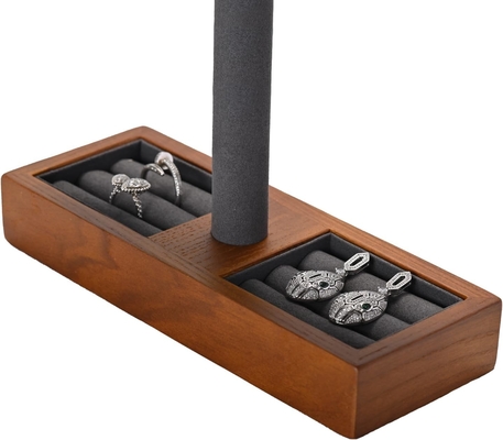 Solid Wood Watch Display Stand T-bar Watch Stand Perhiasan Holder Stand Kasus Jam Tangan Untuk Pria Watch Holder Organizer Untuk Pria