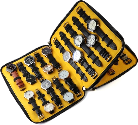 40 Slot Tas Kasus Besar Jam Tangan Band Storage Strap Organizer Double Layer, Jam Tangan dan Tali Organizer untuk Apple