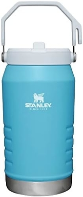 IceFlow Tumbler stainless steel dengan jerami, botol air terisolasi vakum untuk rumah, kantor atau mobil, cangkir yang dapat digunakan kembali