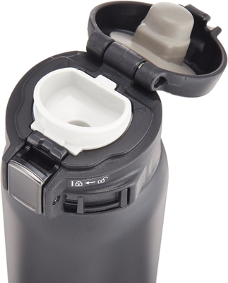 Zojirushi SM-SA60BA Stainless Steel Vacuum Insulated Mug, 1 Count (Kemas 1, Hitam, 20 oz