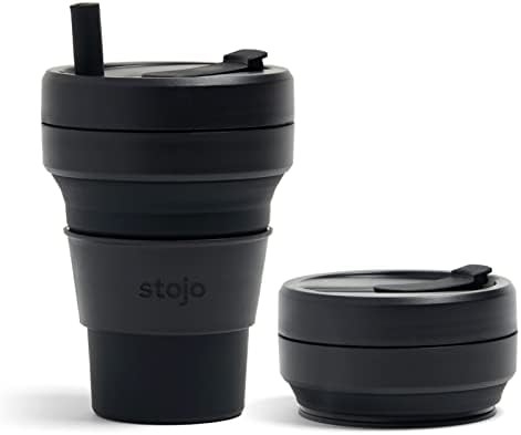 Cup Travel Lipat - Sage Green, 12oz / 355ml - Kebocoran-Bukti digunakan kembali untuk pergi ukuran saku botol silikon