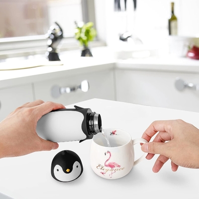 Penguin Stainless Steel Vacuum terisolasi tumbler Travel Mug Teh Botol Air Botol Kopi