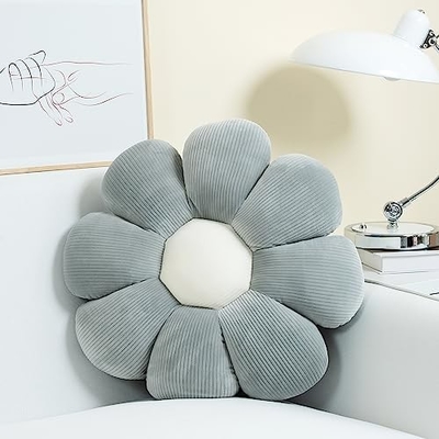 Bantal Bunga,Bentuk Bunga Lempar Bantal Dekorasi Natal Bantal Lantai Bunga,Bantal Duduk, Dekorasi Kamar Cantik &amp; Plush