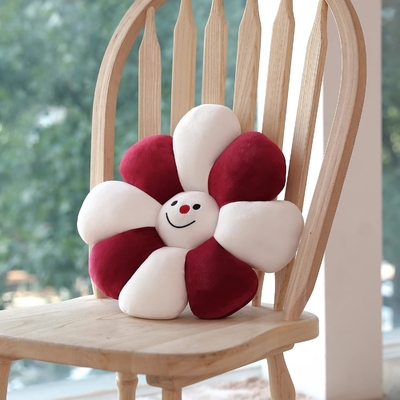 Bantal Bunga,Bentuk Bunga Lempar Bantal Dekorasi Natal Bantal Lantai Bunga,Bantal Duduk, Dekorasi Kamar Cantik &amp; Plush