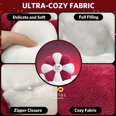Bantal Bunga,Bentuk Bunga Lempar Bantal Dekorasi Natal Bantal Lantai Bunga,Bantal Duduk, Dekorasi Kamar Cantik &amp; Plush