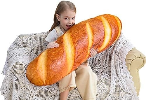 40 dalam 3D Simulasi Buah Bentuk Bantal Lembut Lumbar Baguette Back Cushion Lucu Makanan Plush Dolanan