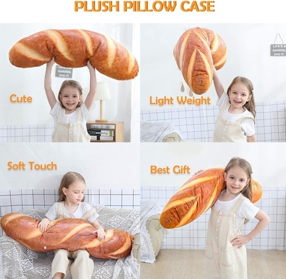 40 dalam 3D Simulasi Buah Bentuk Bantal Lembut Lumbar Baguette Back Cushion Lucu Makanan Plush Dolanan