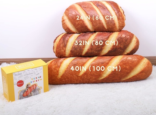 40 dalam 3D Simulasi Buah Bentuk Bantal Lembut Lumbar Baguette Back Cushion Lucu Makanan Plush Dolanan