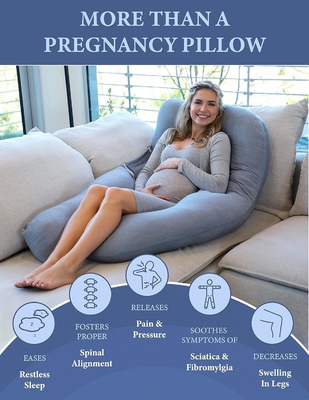 Bantal Kehamilan Pharmedoc, Bantal Bentuk U untuk Seluruh Tubuh