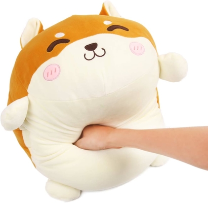 Shiba Inu Plush Bantal Diisi Hewan Cute Plush Toy Squishy Anime Corgi Plushie Fluffy Kawaii Soft Hugging Bantal