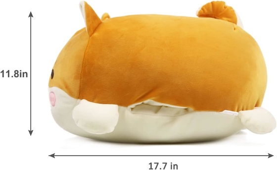 Shiba Inu Plush Bantal Diisi Hewan Cute Plush Toy Squishy Anime Corgi Plushie Fluffy Kawaii Soft Hugging Bantal