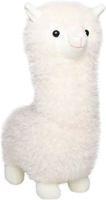 Alpaca wol mainan, alpaca hewan boneka besar 18 &quot;putik plush lempar bantal, bantal lembut berbulu super Natal Valentine '
