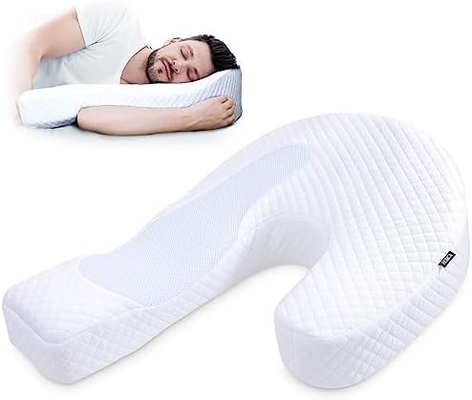 Bantal untuk Side Sleeper Body Pillow untuk Dewasa Memory Foam Pillow dengan U-Shaped Contoured Support Pain Relief dengan