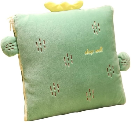 Selimut dan Bantal Perjalanan - Premium Soft 2 in 1 Selimut Pesawat dengan Bantal Tas Lembut