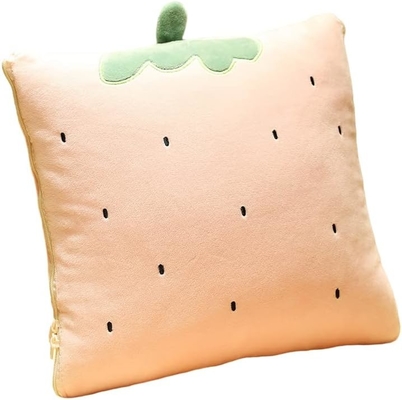 Selimut dan Bantal Perjalanan - Premium Soft 2 in 1 Selimut Pesawat dengan Bantal Tas Lembut
