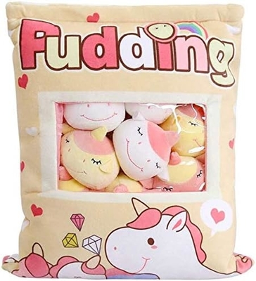 REFAHB Cute Plush Pillow Throw Pillow Removable Stuffed Animal Toys Hadiah Kreatif untuk Anak Perempuan (Kitten)