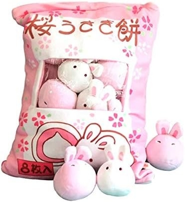 REFAHB Cute Plush Pillow Throw Pillow Removable Stuffed Animal Toys Hadiah Kreatif untuk Anak Perempuan (Kitten)