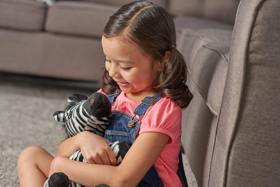 Republik Liar Zebra Plush, hewan isi, mainan plush, hadiah untuk anak-anak, Cuddlekins 12 inci, Multicolor