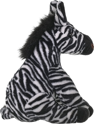 Republik Liar Zebra Plush, hewan isi, mainan plush, hadiah untuk anak-anak, Cuddlekins 12 inci, Multicolor