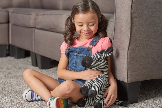 Republik Liar Zebra Plush, hewan isi, mainan plush, hadiah untuk anak-anak, Cuddlekins 12 inci, Multicolor