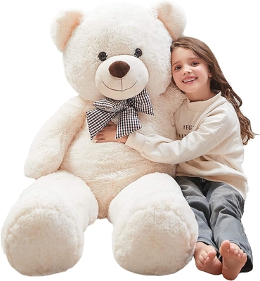 Misscindy Giant Teddy Bear Plüsch Dipenuhi Hewan untuk Pacar atau Anak-anak 47 inci, (Bodas)