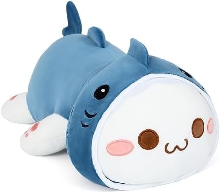 Onsoyours Cute Kitten Plush Toy 25.5 &quot;Kitty Soft Anime Cat Besar Plush Bantal untuk Anak-anak (Bodas A, 25.5