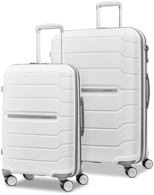 Hardside Expandable dengan Double Spinner Wheels, Carry-On 21 Inch, Putih