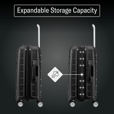 Hardside Expandable dengan Double Spinner Wheels, Carry-On 21 Inch, Putih