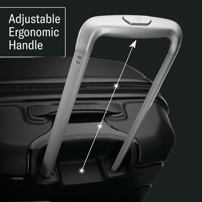 Hardside Expandable dengan Double Spinner Wheels, Carry-On 21 Inch, Putih