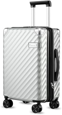 Bawa Pada Bagasi 22x14x9 Maskapai Disetujui - 35L Polikarbonat Expandable Hard Shell koper dengan roda Spinner
