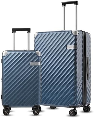 Bawa Pada Bagasi 22x14x9 Maskapai Disetujui - 35L Polikarbonat Expandable Hard Shell koper dengan roda Spinner