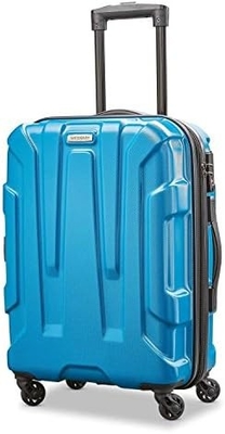 Bagasi yang dapat diperluas dengan roda spinner, Teal, Checked-Medium 24-Inch