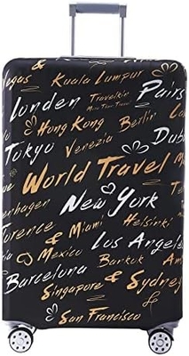 Travelkin Baggage Covers For Suitcase Tsa Disetujui, Suitcase Cover Protector Fit 18-32 Inch Baggage