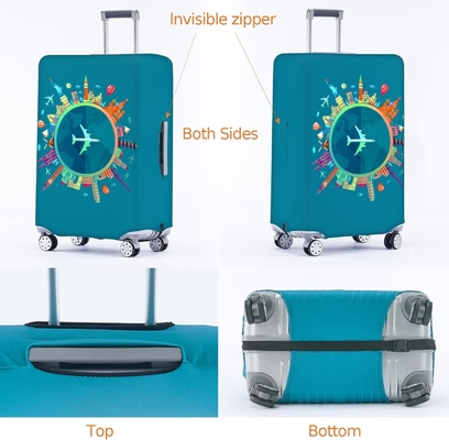 Travelkin Baggage Covers For Suitcase Tsa Disetujui, Suitcase Cover Protector Fit 18-32 Inch Baggage