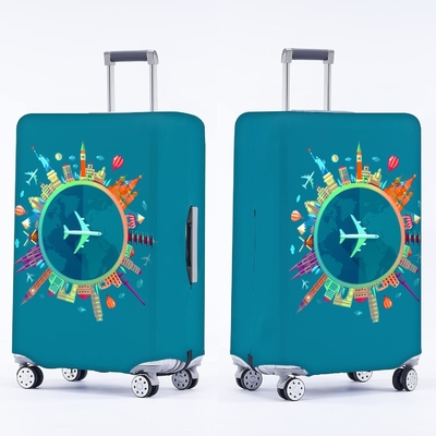 Travelkin Baggage Covers For Suitcase Tsa Disetujui, Suitcase Cover Protector Fit 18-32 Inch Baggage