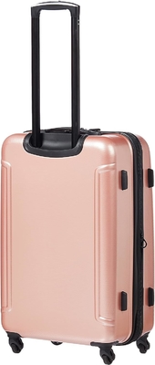 Moonlight Hardside Bagasi yang bisa diperluas dengan roda spinner, Rose Gold, Checked-Medium 24-Inch