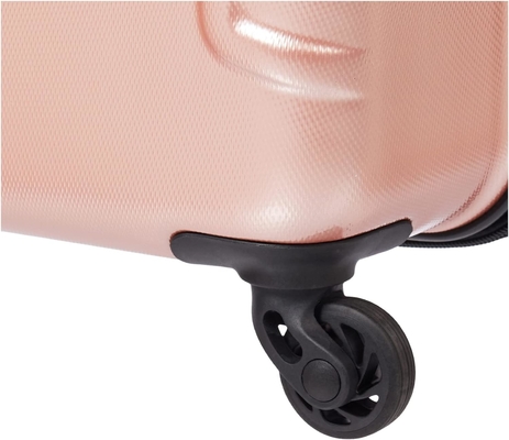 Moonlight Hardside Bagasi yang bisa diperluas dengan roda spinner, Rose Gold, Checked-Medium 24-Inch