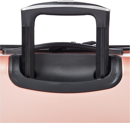 Moonlight Hardside Bagasi yang bisa diperluas dengan roda spinner, Rose Gold, Checked-Medium 24-Inch